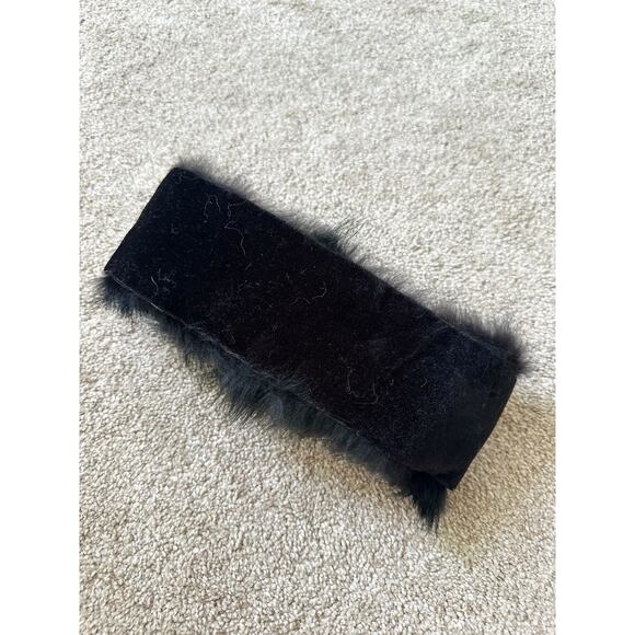 Vintage Genuine Fur Hook And Look Closure Headband